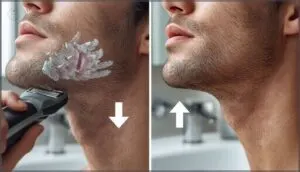 shaving with the grain vs. against the grain