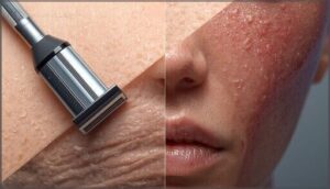 shaving with the grain vs. against the grain