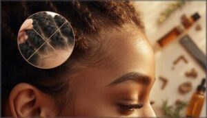 short hairs along the hairline short hairs along the hairline