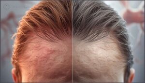 signs of poor scalp circulation