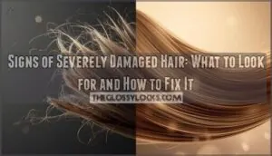 signs of severely damaged hair