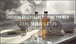 soothing aftershave routine for men