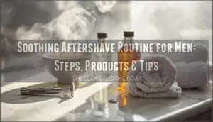 soothing aftershave routine for men