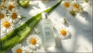 soothing botanicals: aloe vera and chamomile soothing botanicals: aloe vera and chamomile