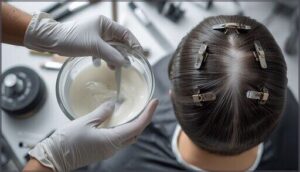 step-by-step bleaching process