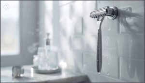 storing razors to prevent bacteria buildup storing razors to prevent bacteria buildup