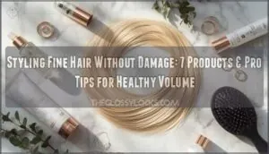 styling fine hair without damage