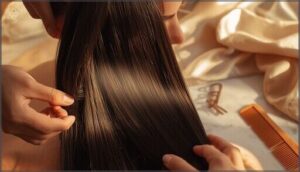 styling techniques to tame flyaways