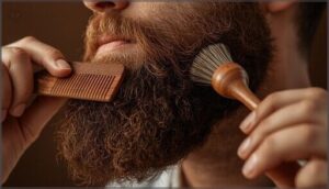 styling with a comb or brush styling with a comb or brush