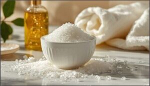 sugar face scrub for gentle exfoliation