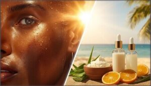 sun protection and black skin care