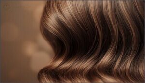 switching up hair parts for volume