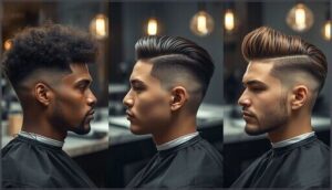 taper fade styling for different hair types