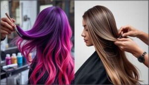 temporary vs. permanent hair dye