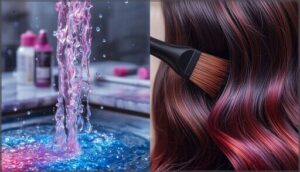 temporary vs. semi-permanent hair dye