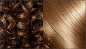 texture, volume, and shine texture, volume, and shine