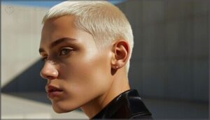 the classic induction blonde buzz cut the classic induction blonde buzz cut