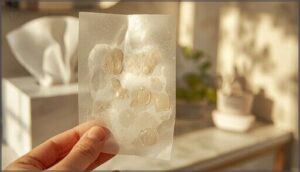 the tissue or blotting sheet method the tissue or blotting sheet method