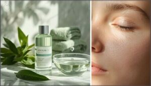 toning and balancing skin ph