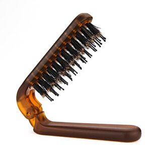 Travel Folding Hair Brush, Collapsable B09PZRNNNG