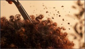 trimming to prevent breakage