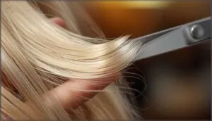 trims to prevent breakage