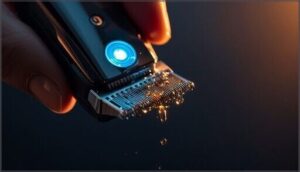 turn on and distribute oil