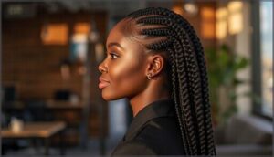 twisted side braids for work twisted side braids for work