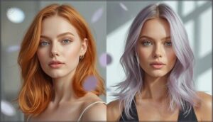 unnatural hair colors to avoid for cool skin