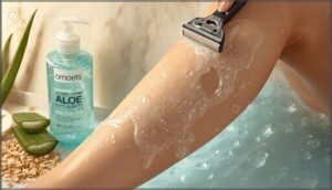 use gentle, moisturizing shave gels