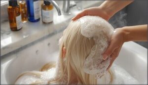 using clarifying shampoo