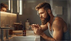 using combs and brushes for even distribution