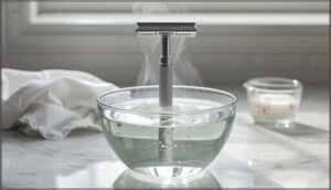 using distilled white vinegar