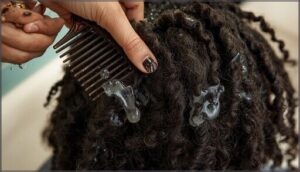 using wide-tooth combs safely