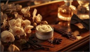 warm and sweet scents (vanilla, musk) warm and sweet scents (vanilla, musk)