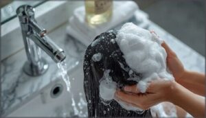 wash hair thoroughly after each use wash hair thoroughly after each use