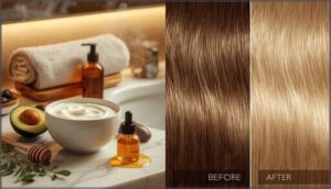 weekly hydrating hair masks and protein treatments