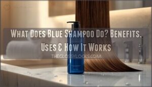 what does blue shampoo do