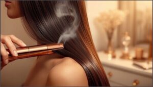 when to curl hair after keratin treatment