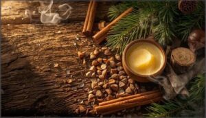 woody scents (sandalwood, cedar, pine) woody scents (sandalwood, cedar, pine)