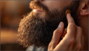 working balm through the beard working balm through the beard