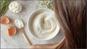 yogurt and egg white masks