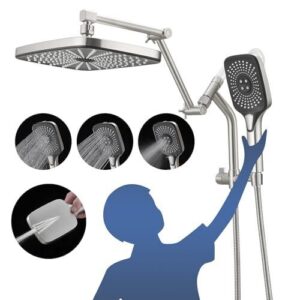 12" High Pressure Rain/Rainfall Shower B0D2H4K3QJ