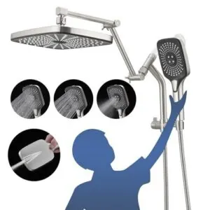 12" High Pressure Rain/Rainfall Shower B0D2H4K3QJ
