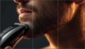 adjusting technique for beard length adjusting technique for beard length