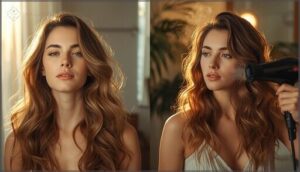 air drying vs. diffusing for waves air drying vs. diffusing for waves