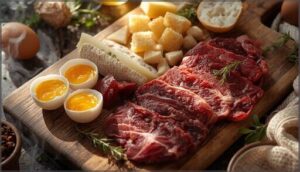 animal-based sources (eggs, dairy, meat) animal-based sources (eggs, dairy, meat)