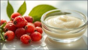 antioxidant-rich extracts (rosehip, green tea) antioxidant-rich extracts (rosehip, green tea)