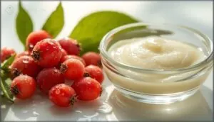 antioxidant-rich extracts (rosehip, green tea) antioxidant-rich extracts (rosehip, green tea)