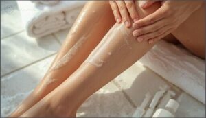 applying exfoliants in circular motions applying exfoliants in circular motions